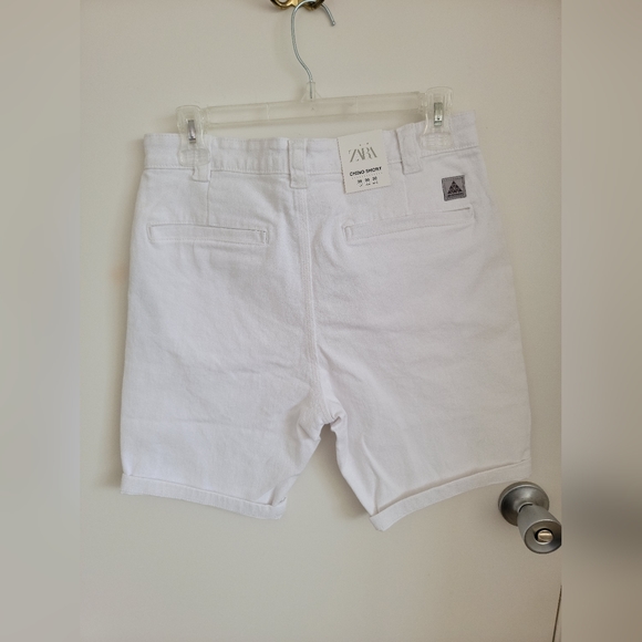Zara Mens Chino Shorts - Picture 4 of 5